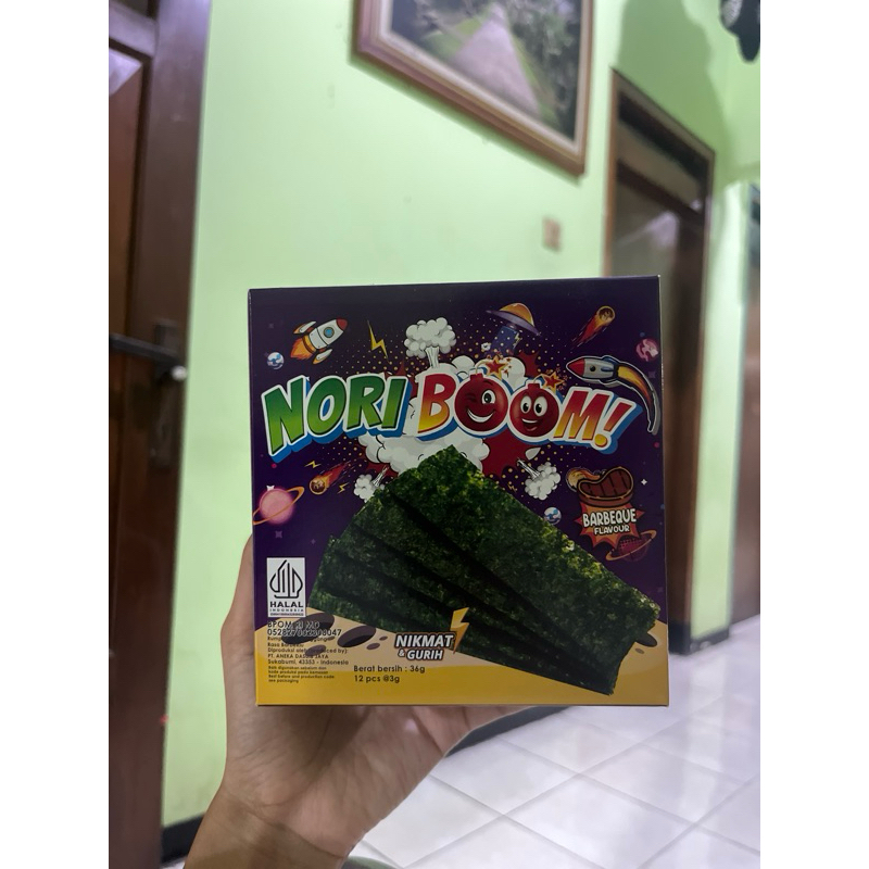 

NORI BOOM RUMPUT LAUT ISI 12pcs (1 box)