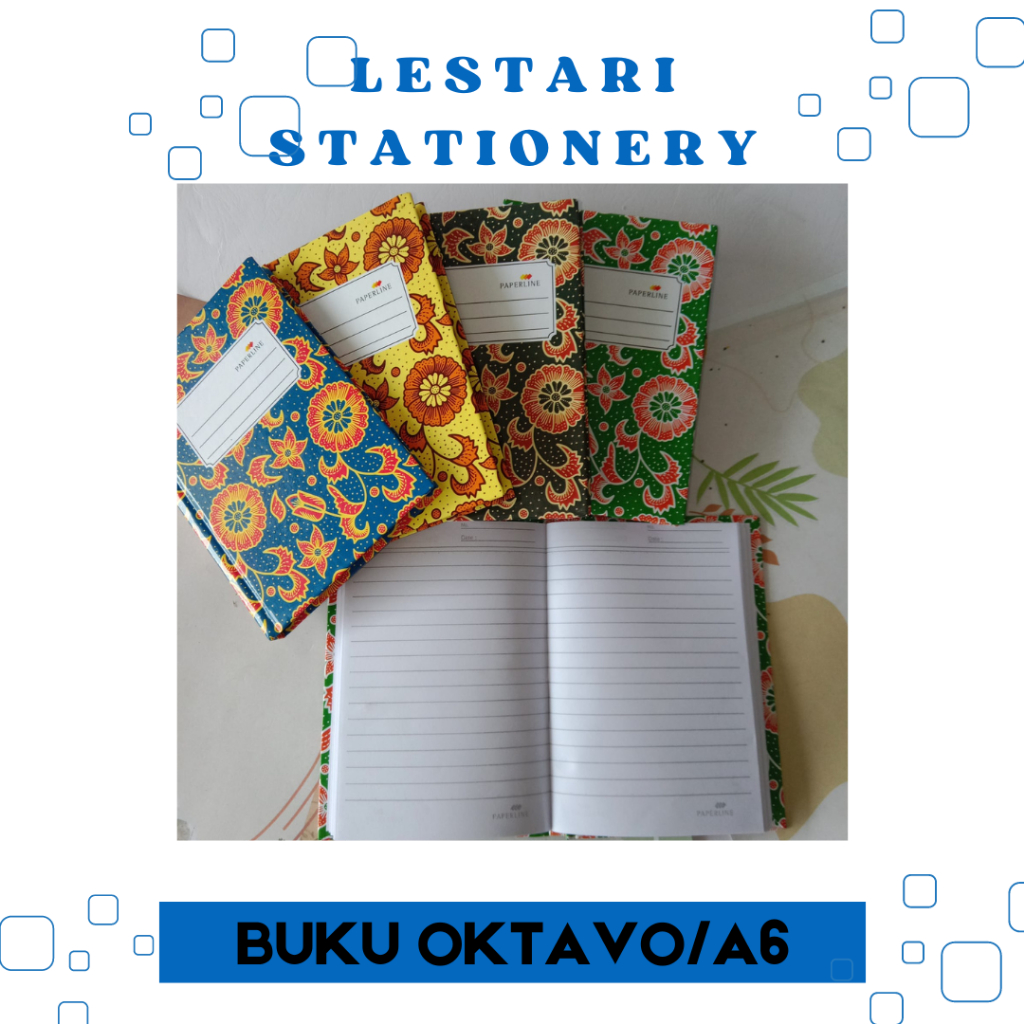 

Buku Oktavo A6 Buku Kecil A6, Notebook A6 Lestari Stationery