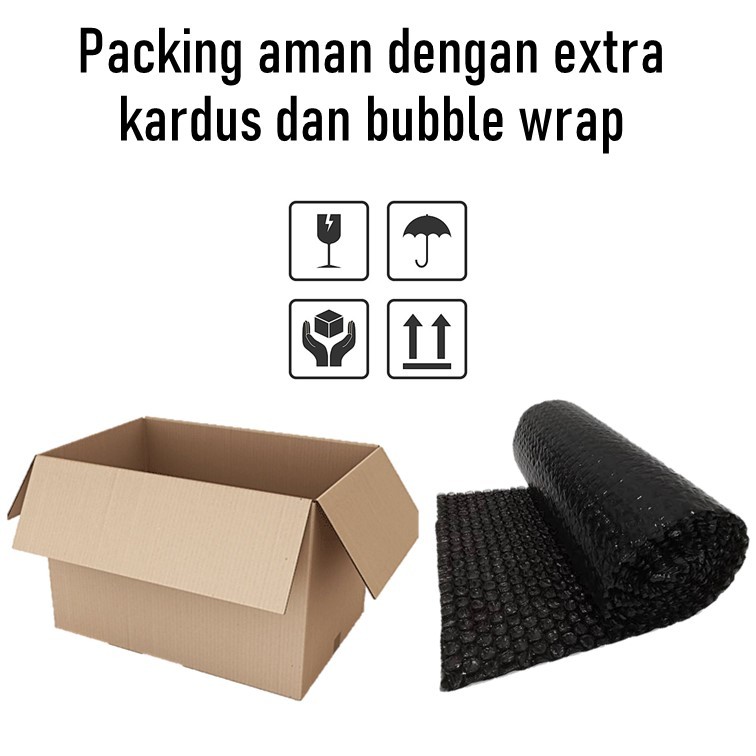 

Extra Bubble Wrap dan Kardus