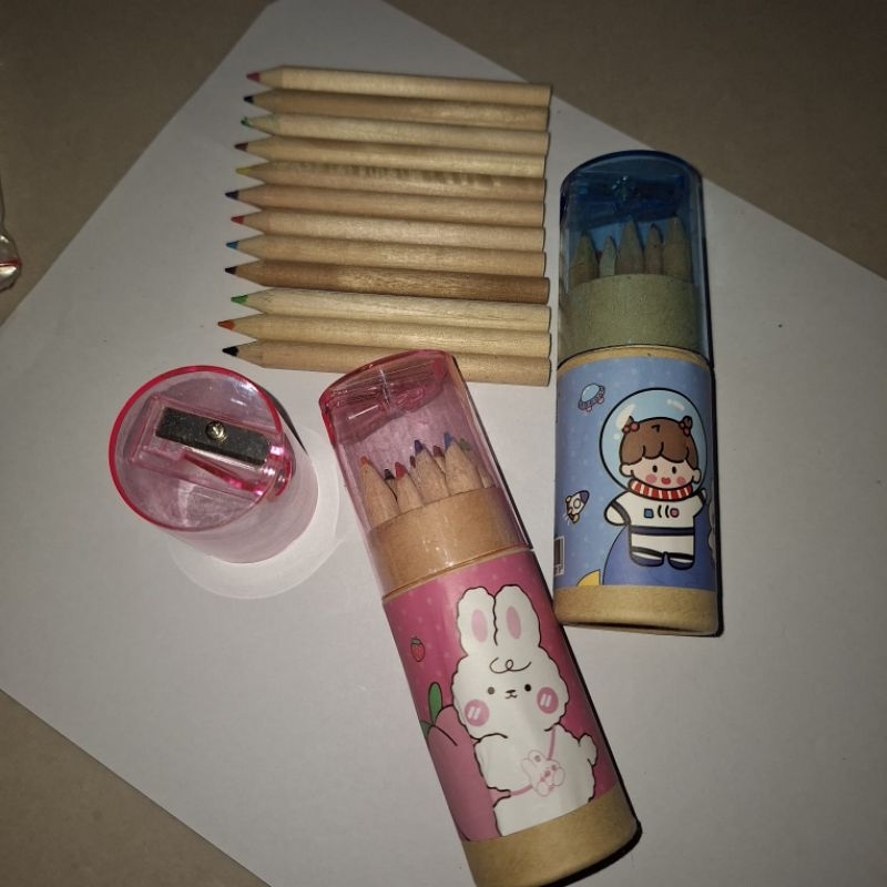 

Pencil warna / pencil colour 12 in 1 + rautan