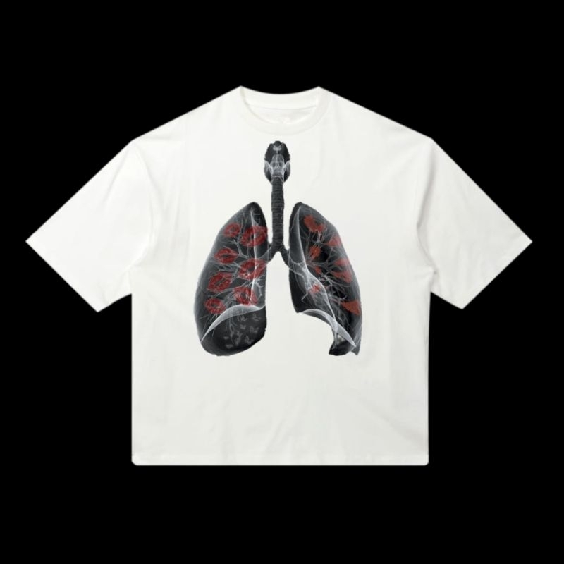 T-Shirt Boxy Unisex Putih