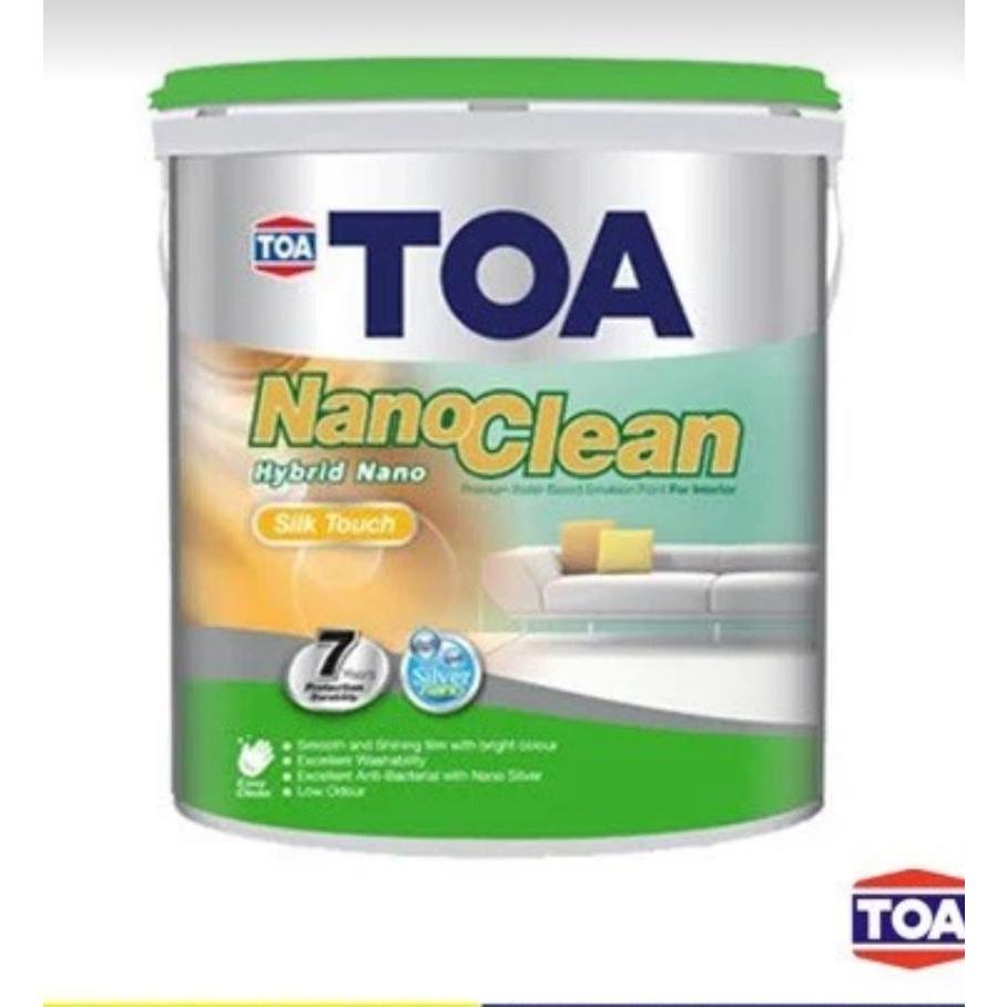 CAT TEMBOK INTERIOR TOA NANO CLEAN SILK TOUCH 20 Lt