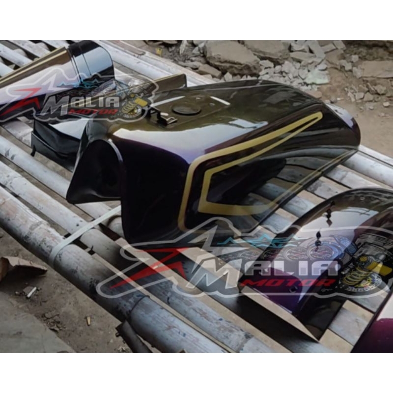 body set halus yamaha rx king RX KING custom bunglon 4 warna