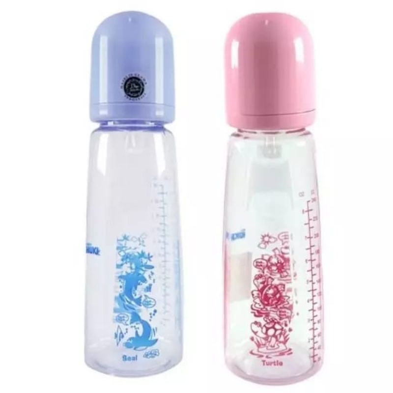 Botol Susu Huki Tapered Orthodontic Botol Slimneck /Dot Gepeng 240ml/120ml CI0002