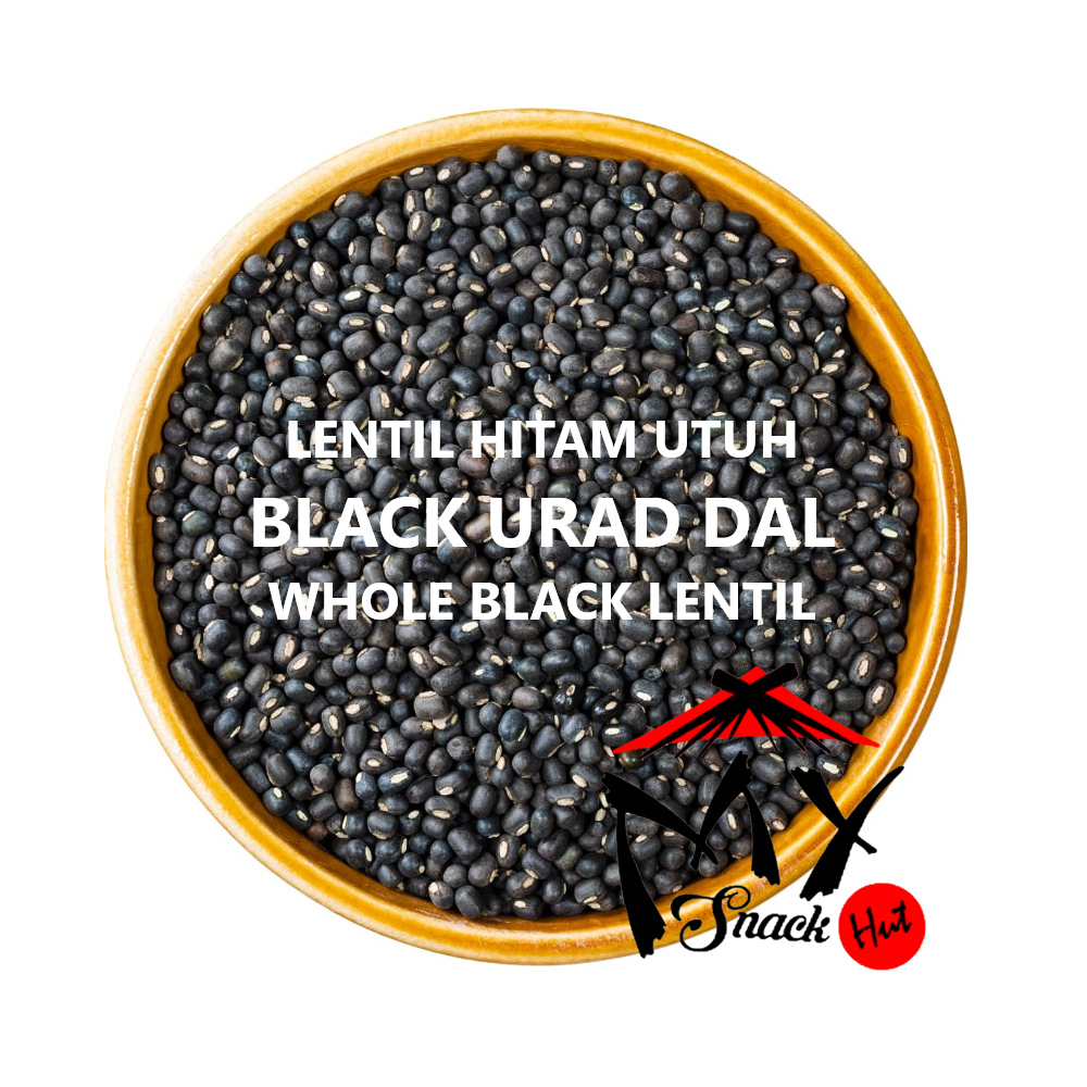 

LENTIL HITAM 250GR DRIED VIGNA MUNGO MATPE BLACK GRAM WHOLE URAD DAL DHAL DAAL BEAN HEI BIAN DOU 黑扁豆