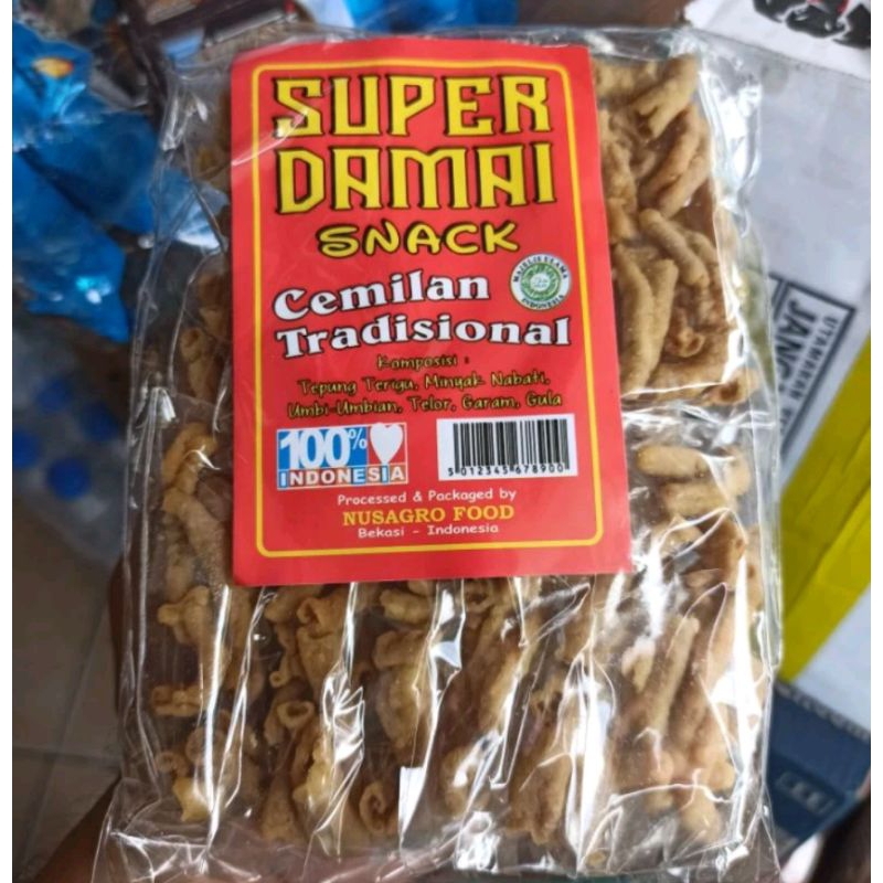 

Snack Kerupuk Usus Goreng Enak Asin Balado 12Pcs