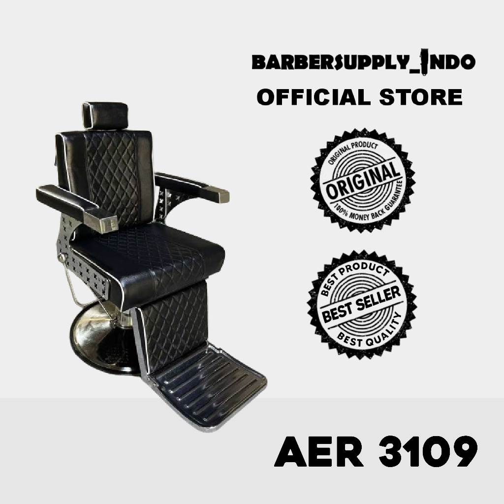 KURSI BARBER SHOP HIDROLIK KURSI BARBER SALON HIDROLIK MURAH AER 3109