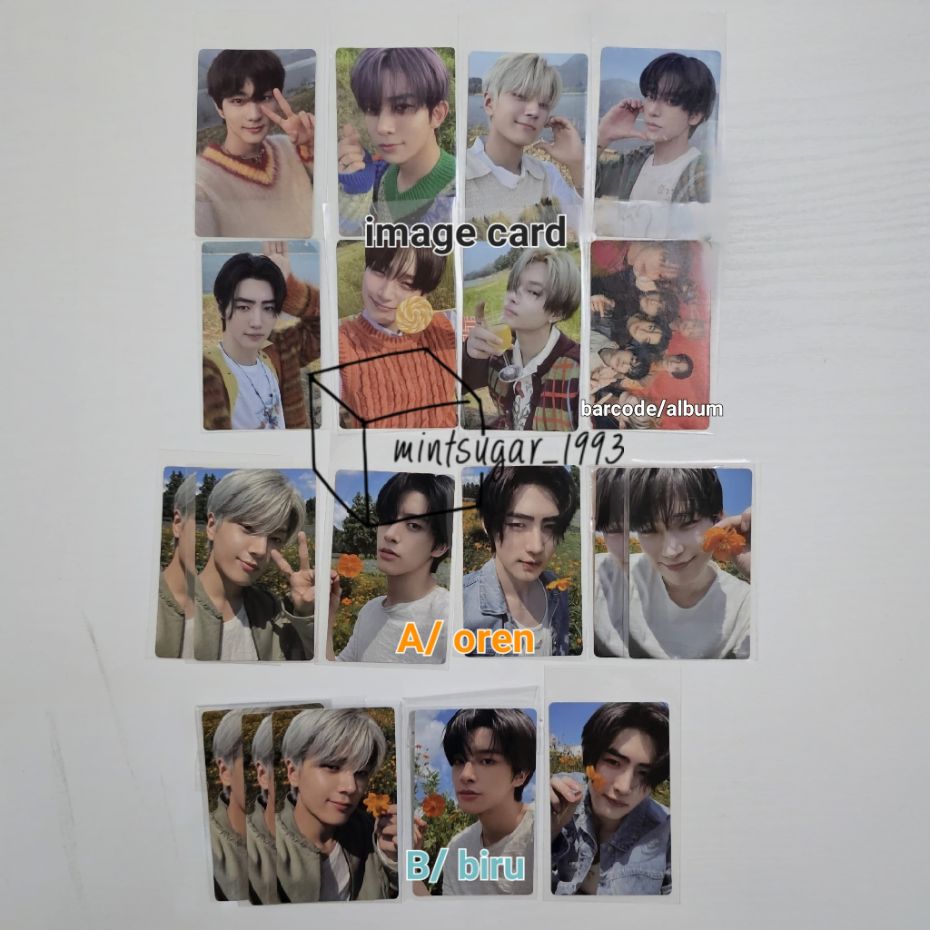 [ INCLUDE PACKING ] [ READY STOCK OFFICIAL ] SHARING PHOTOCARD ENHYPEN - ORANGE BLOOD ( Weverse Albu