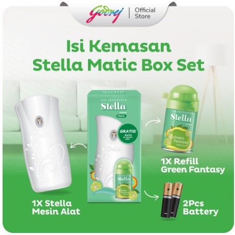 Stella Matic Box Set - Pengharum Pewangi Ruangan Otomatis