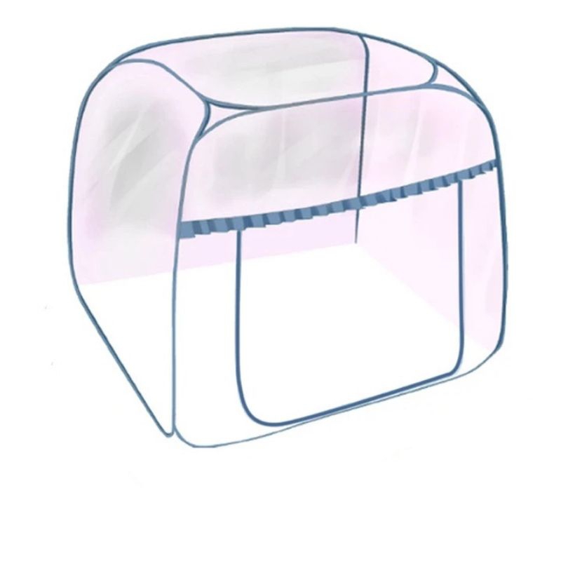 220X220 Kelambu Lipat Selambu Lipat Kelambu Tenda Original Jumbo Perlengkapan Kamar Tidur