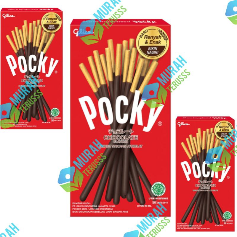 

POCKY Biskuit Stick Chocolate 47gr / Biskuit Coklat