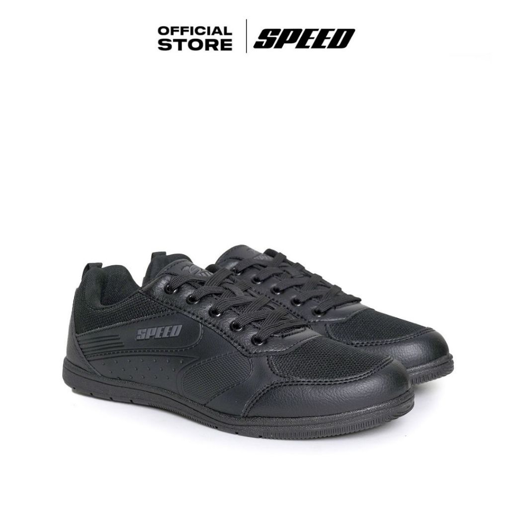 speed Laker Lanvin Laris - Sepatu Sekolah - Sepatu Pria Wanita - Sepatu Hitam 37-42