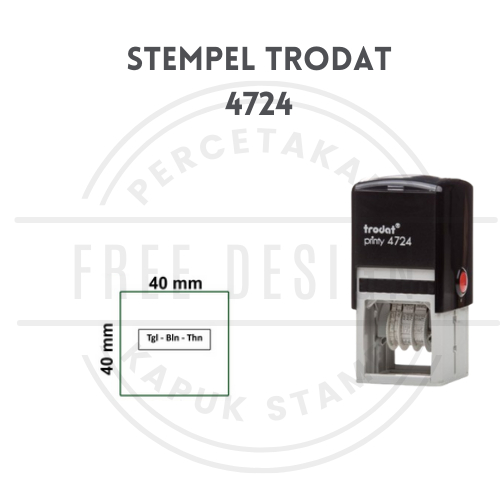 

Trodat 4724 / Stempel Tanggalan 2 warna