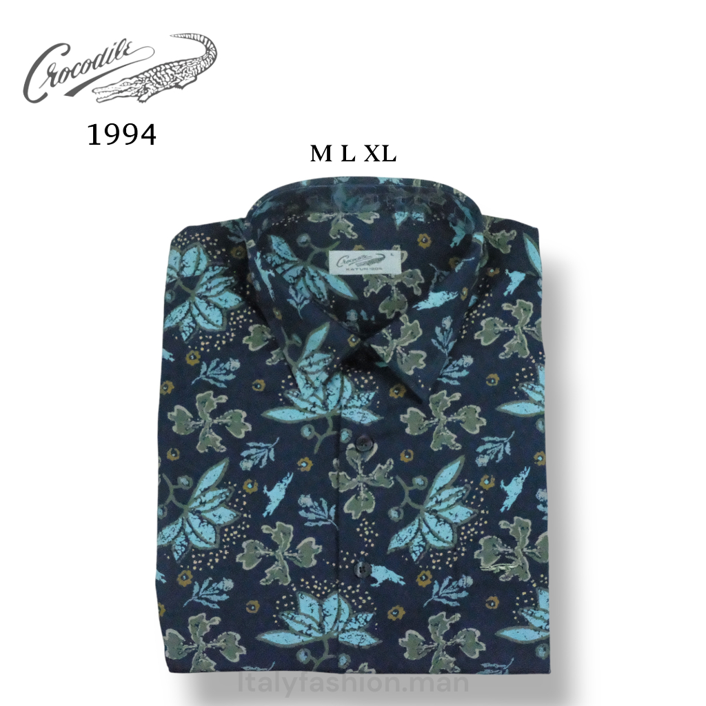 CROCODILE Kemeja Pendek Katun Pria Original 1994