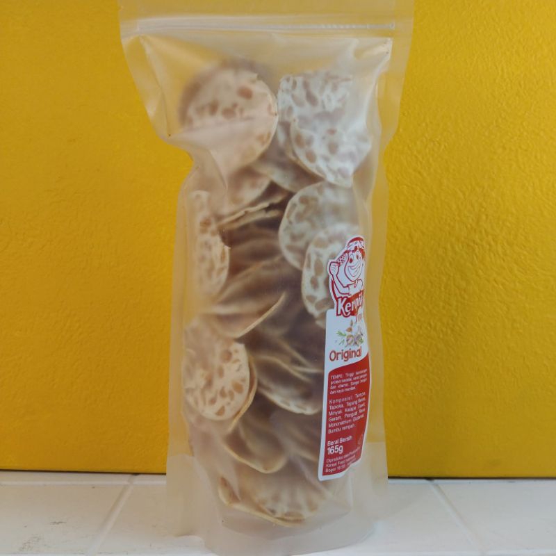 

Kerupik Keripik Tempe Rasa Original Tinggi Kandungan Protein Kedelai Berat Bersih 165 Gram