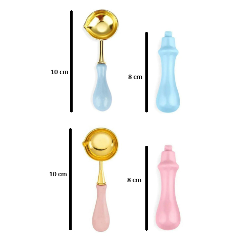 

Sendok Pegangan / Gagang Stempel / Tungku Pengaduk Cap Lilin Segel Surat / Undangan / Seal / Sealing Wax Stamp Handle