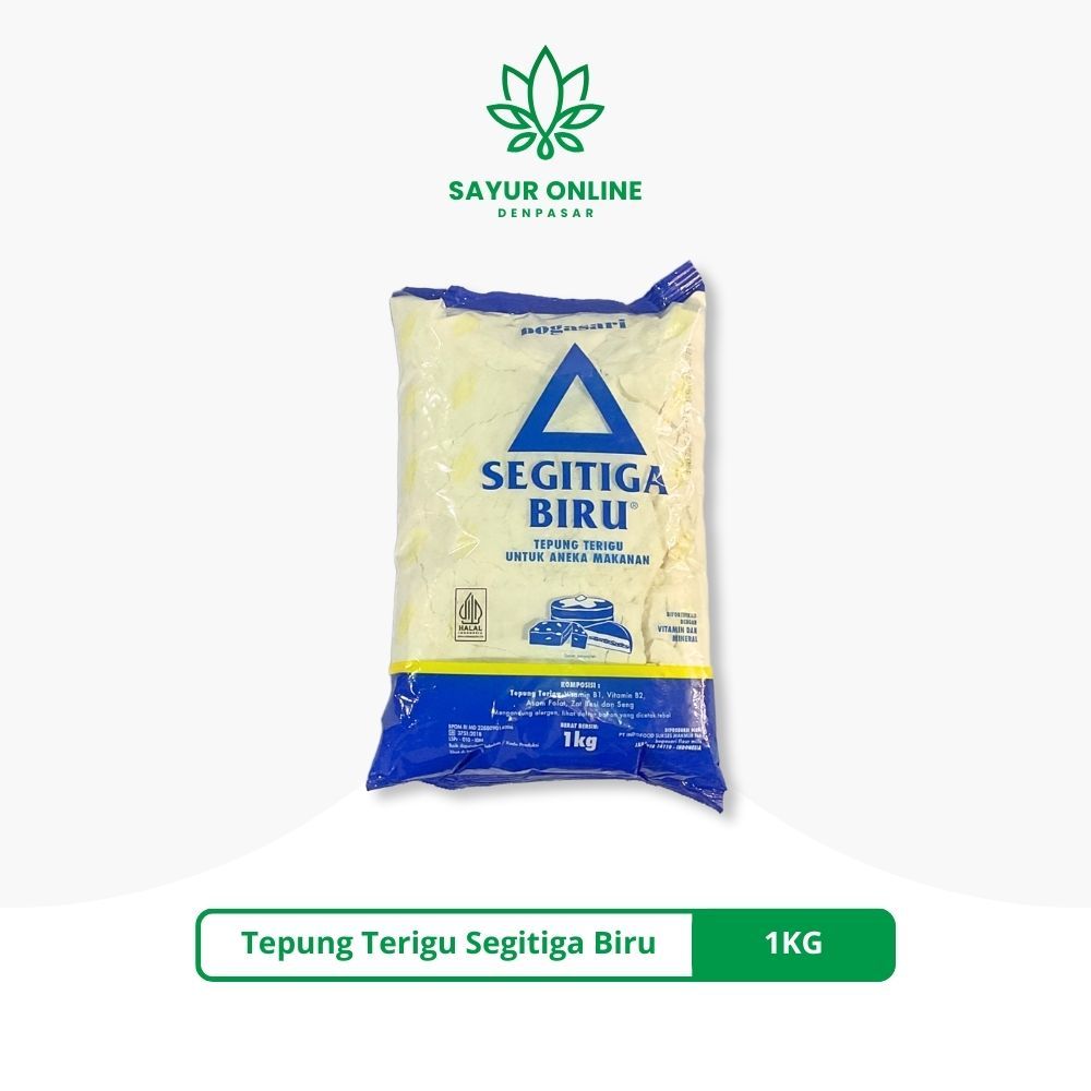 

Tepung Terigu Segitiga Biru 1KG - Sayur Online Denpasar