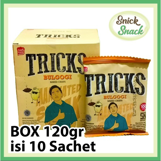 

Tricks Bulgogi Box 120 gr isi 10 Sachet Biskuit Kentang Potato Crisp