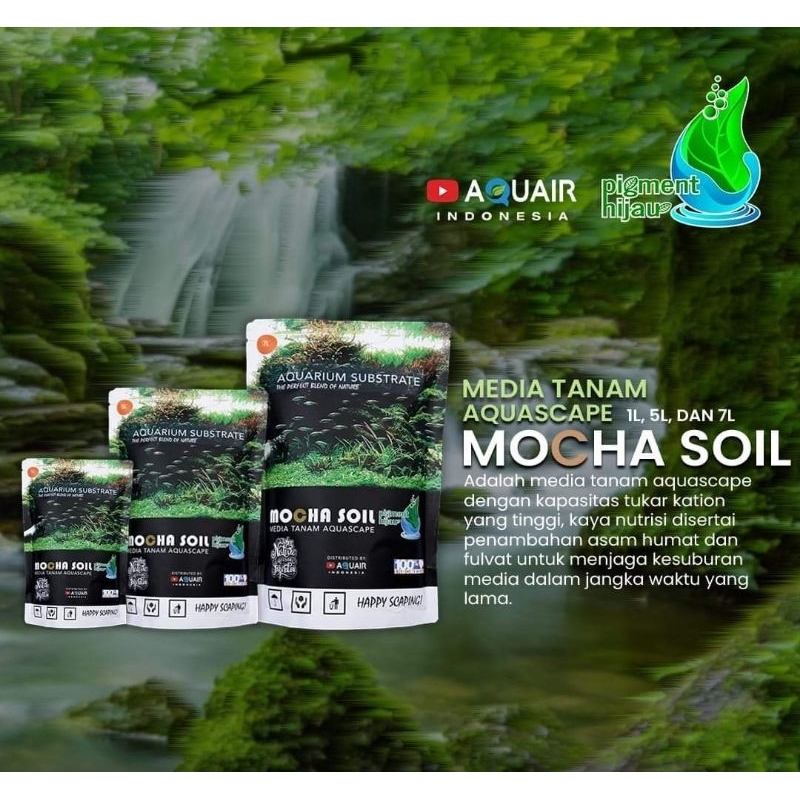 MOCHA SOIL 5L SOIL AQUSCAPE AQUARIUM