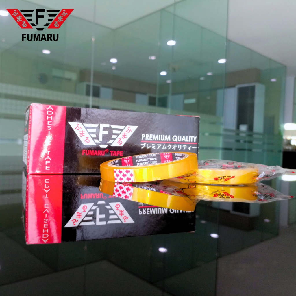 

FUMARU STATIONERY TAPE 12mm 24mm SELOTIP SOLATIP LAKBAN SOLASI ISOLASI FUMARU [1 BOX]