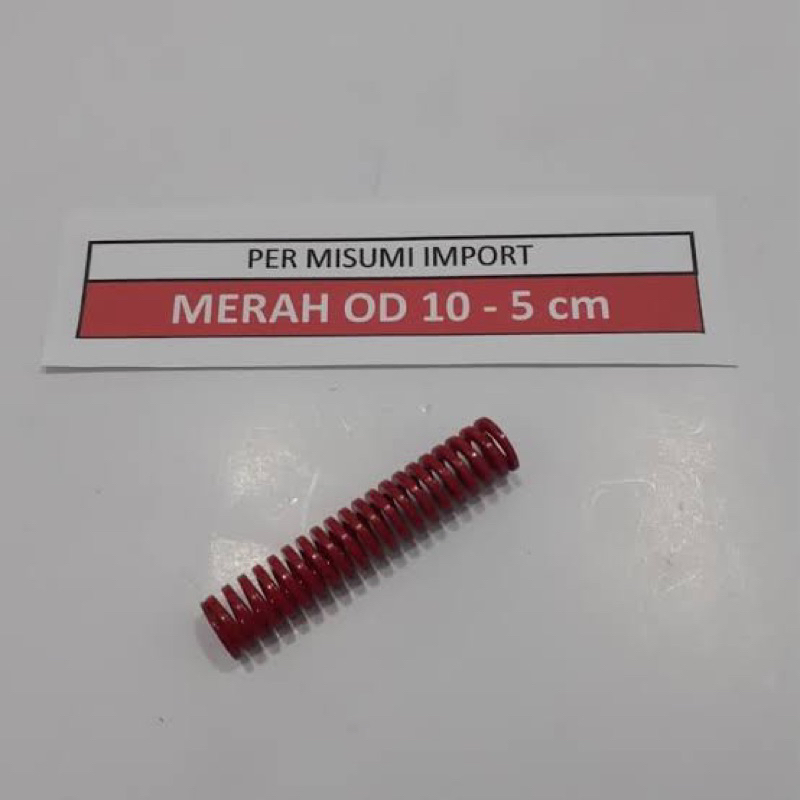 per misumi merah 5cm od10 - mizumi merah panjang 5cm od10mm