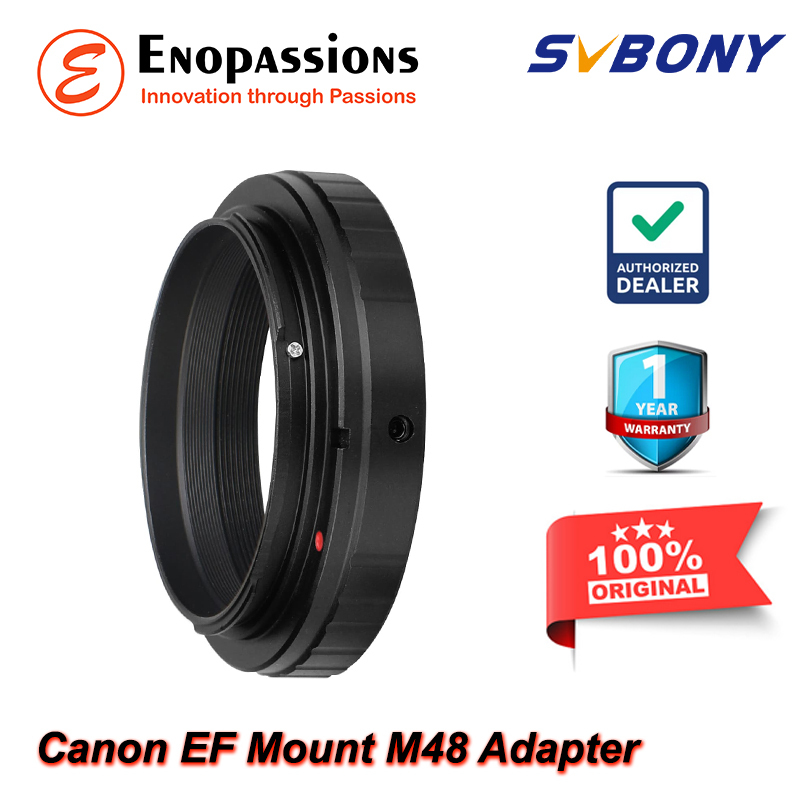 Svbony SV195 Adapter Canon EF Mount Untuk Kamera DSLR T-Ring M48