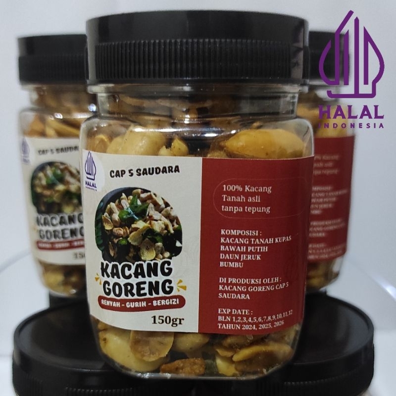 

KACANG GORENG BAWANG DAUN JERUK 100G