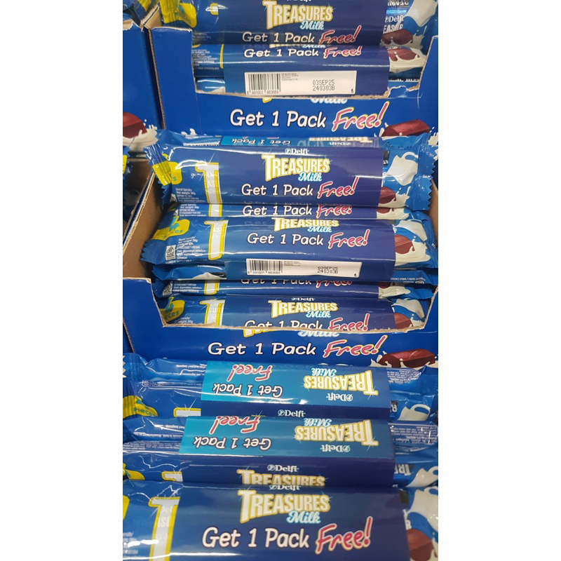 

PROMO! Coklat Delfi Treasure Milk 2X36 GRAM BELI 1 GRATIS 1, Delfi Treasure Milk 36gram Buy 1 Get 1