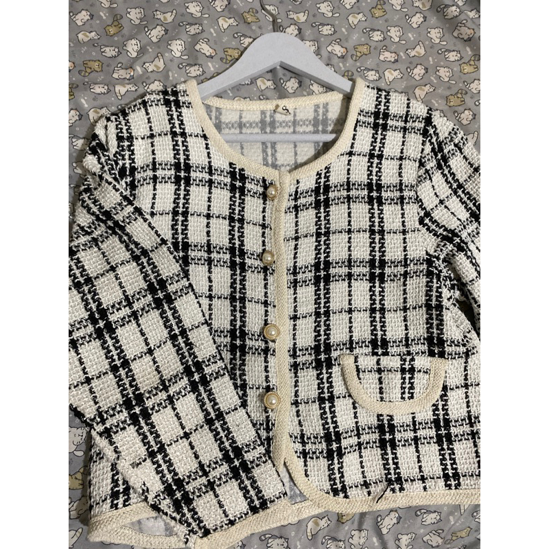 Blazer Tweed Premium Korean Preloved/Thrift