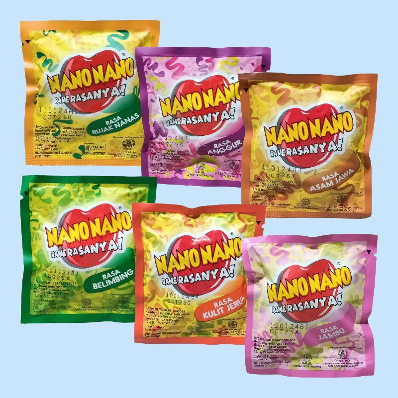 

Nano Nano Permen Manisan Buah Rame Rasanya (3 sachet)