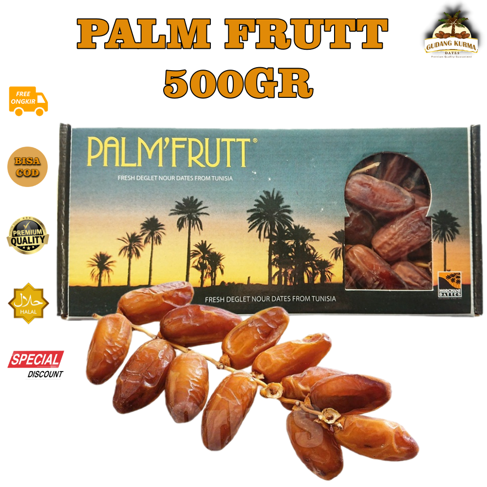 

PALM FRUTT/KURMA TUNISIA TANGKAI PALM FRUTT/500GR