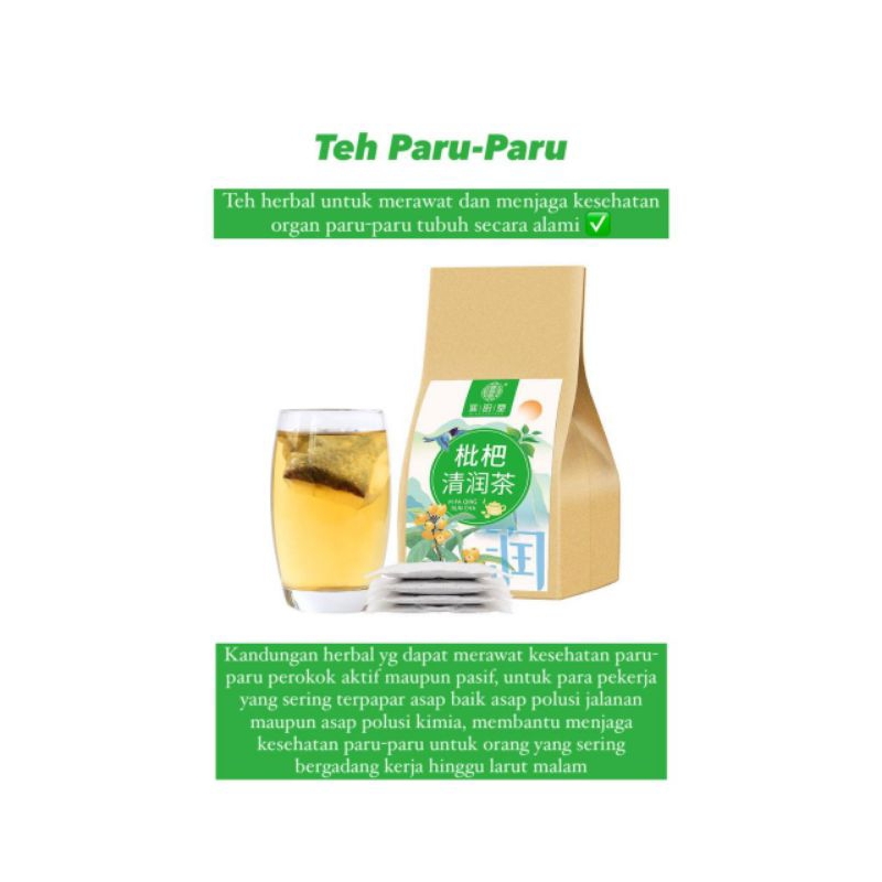 

LUNG CARE HERBAL TEA | TEH PARU PARU PENANG MALAYSIA