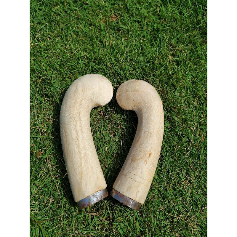 Gagang Golok kayu mahoni ukiran Jengkol Termurah dan Terlaris