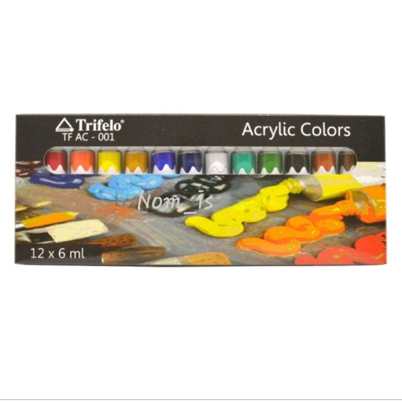 

Cat Acrylic / Acrylic Colour 12 Warna Trifelo TF - AC 001