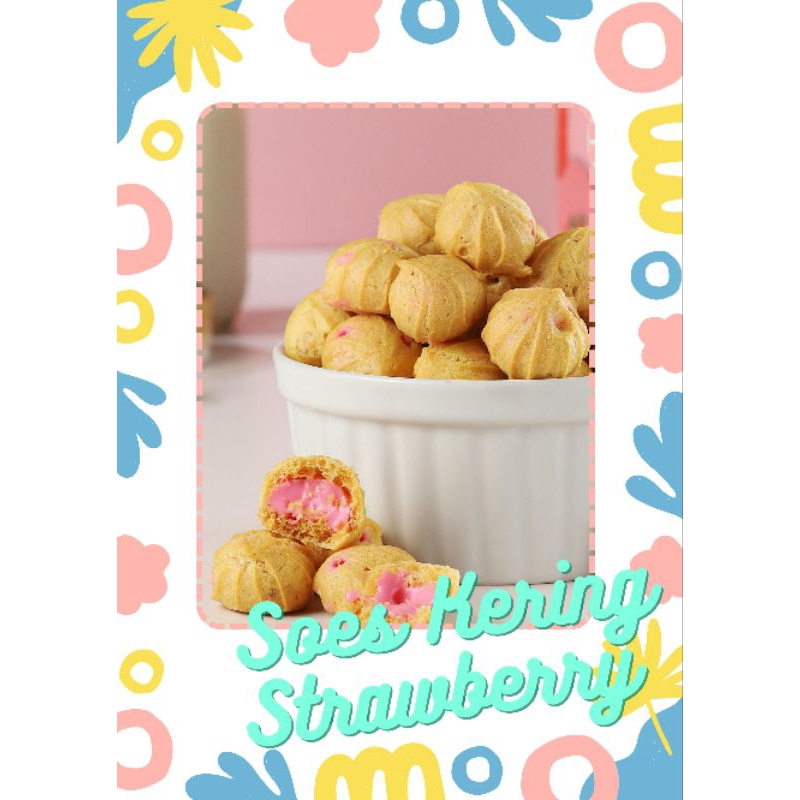 

Soes Kering Strawberry | SNACK KILOAN • JAJAN KILOAN • CEMILAN |