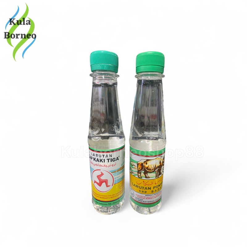 

Larutan Cap Kaki Tiga/Badak Botol 200 ml