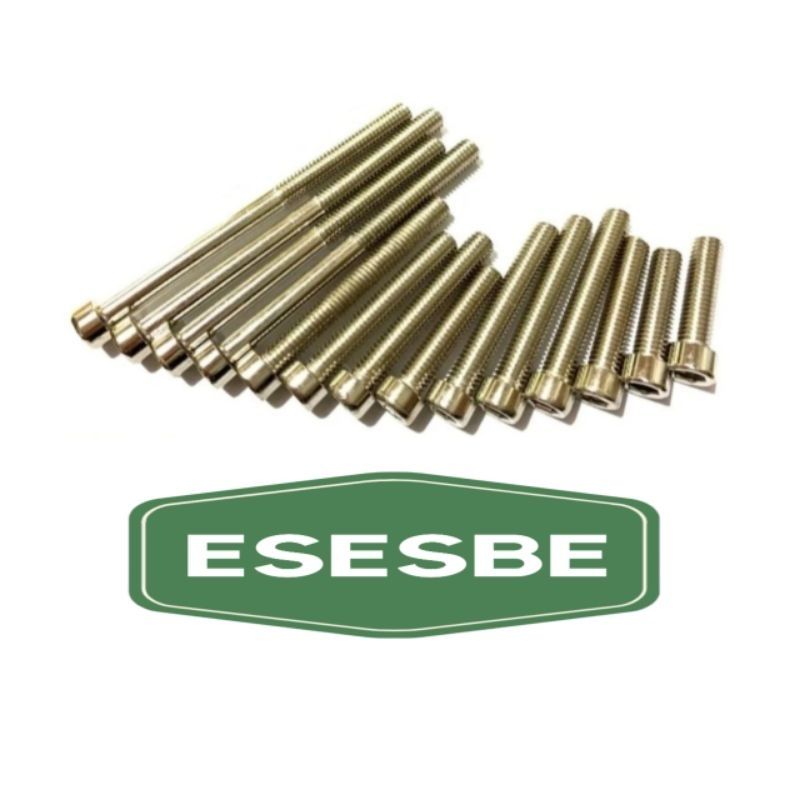 Baut blok mesin motor honda supra & grand fullset crom