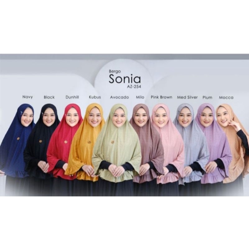 Bergo Jumbo Sonia by Azamka hijab