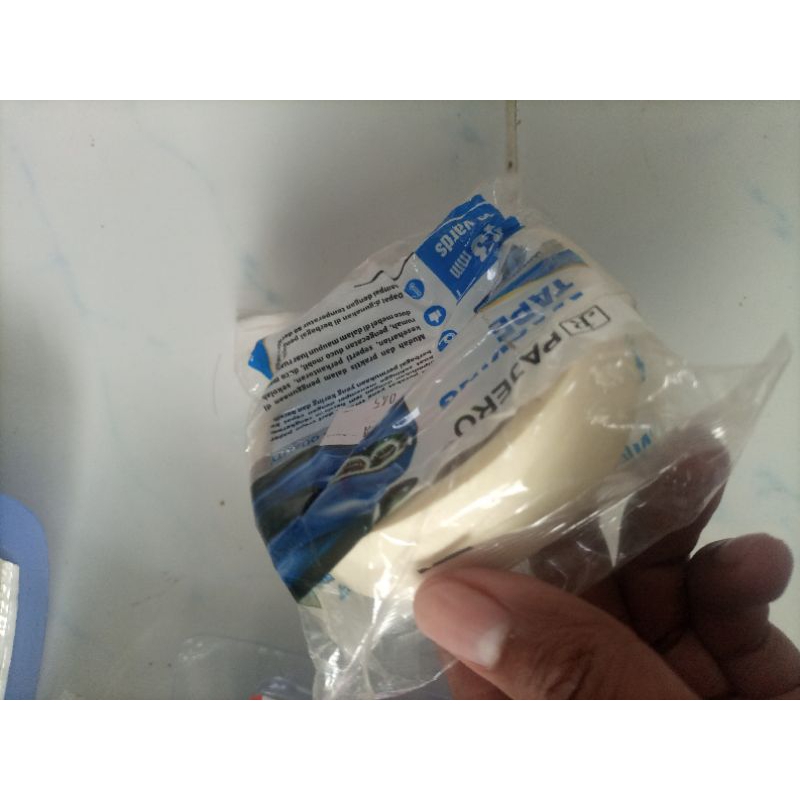

isolasi kertas / selotip kertas / maskin tape 23mm
