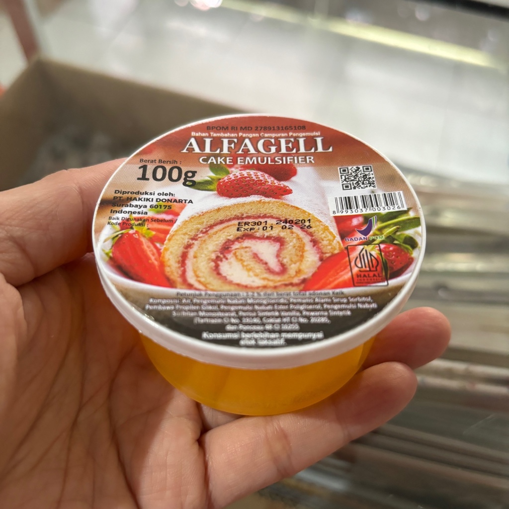 

Alfa gell cake emulsifier 100 gr halal