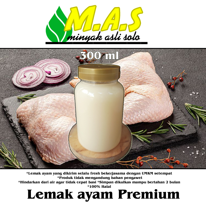 

Lemak Ayam Premium 300 ml schmaltz