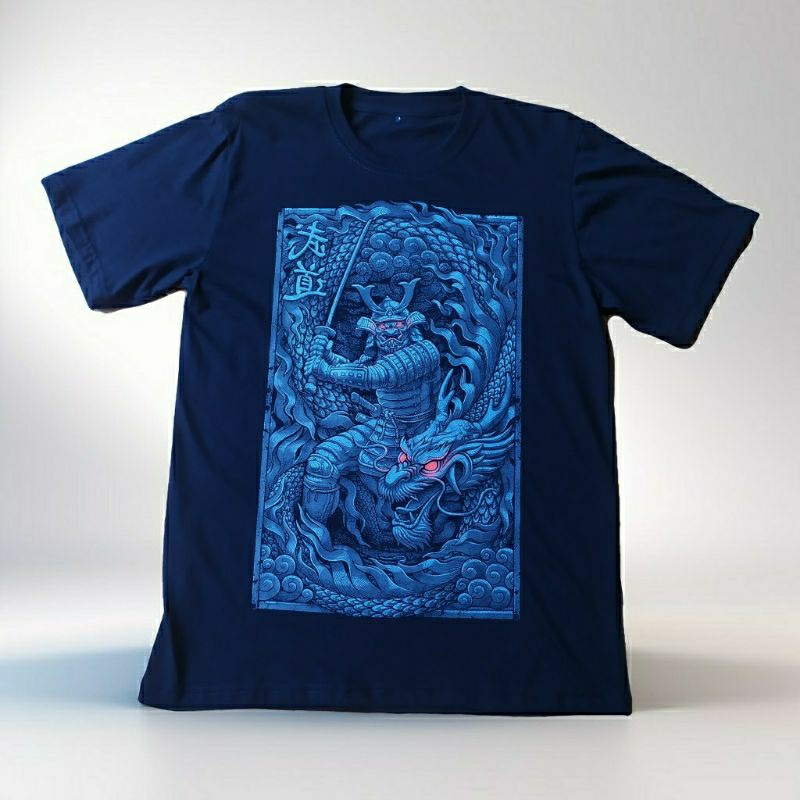 Kaos samurai naga anime karakter