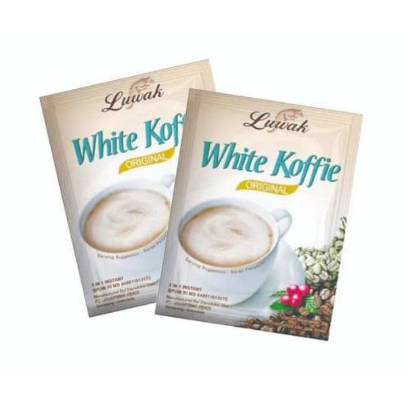 

Luwak White Coffee Original 20 Gram x 10 pcs (1 renceng)