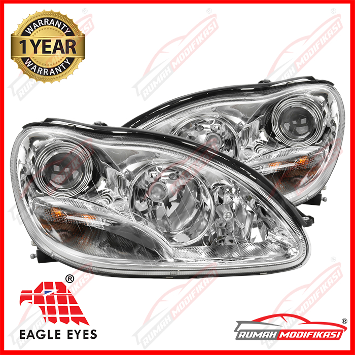 HEADLAMP - BENZ W220 S-CLASS 1998-2006 - EAGLEEYES - PROJECTOR