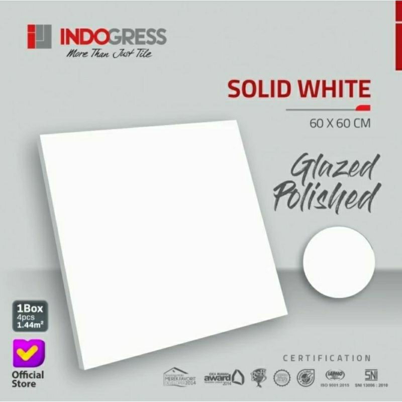 Granit Lantai Putih Polos 60x60 Kw Economi