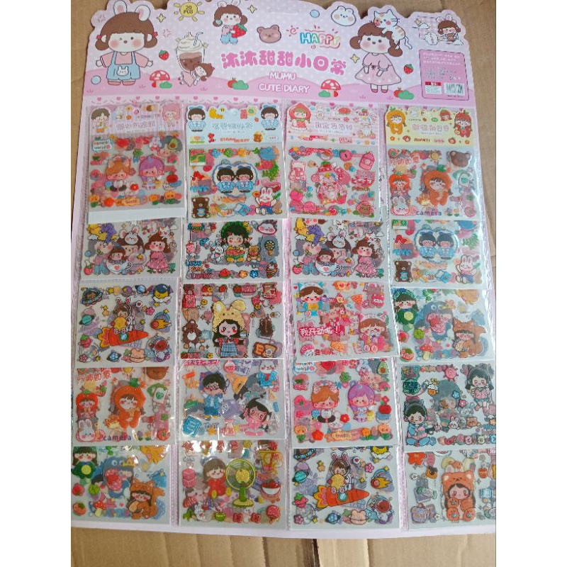 

Stiker Momo Bening