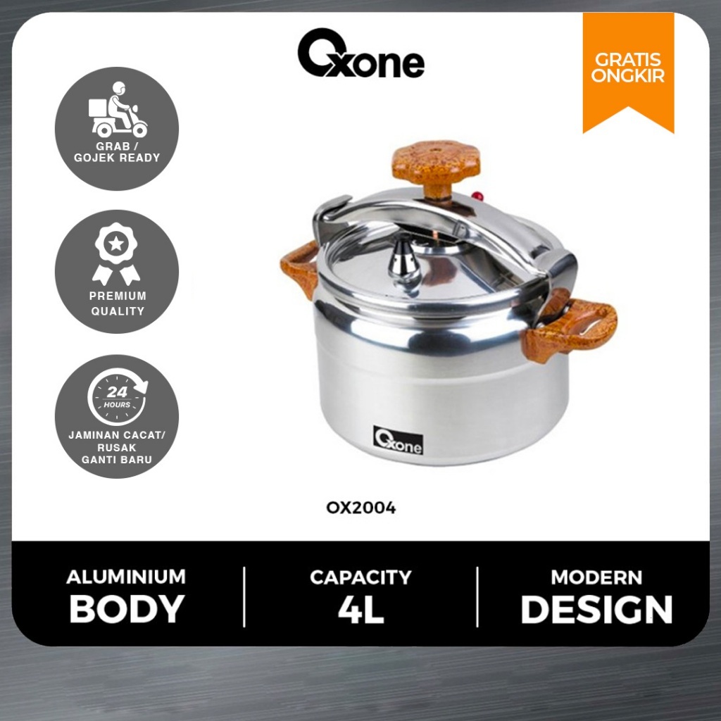 Presto oxone ox-2004 4liter pressure cooker oxone original / Panci presto oxone 4 liter