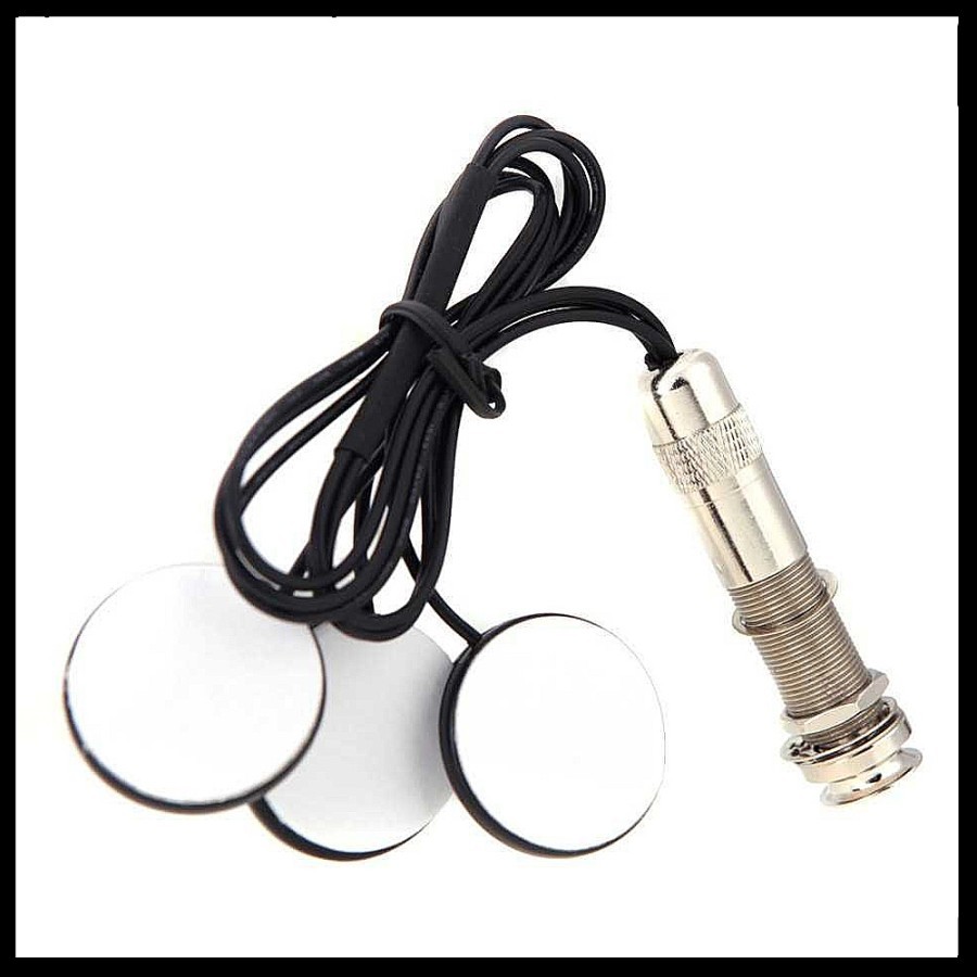 Pickup Tempel Transducer 3 Piezo 6,35mm With Fishman Jack