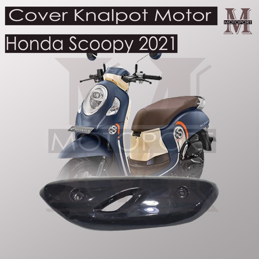 Cover Knalpot Scoopy ESP New 2021 | Tameng Knalpot Scoopy ESP New 2021 | Tutup Knalpot Scoopy ESP Ne