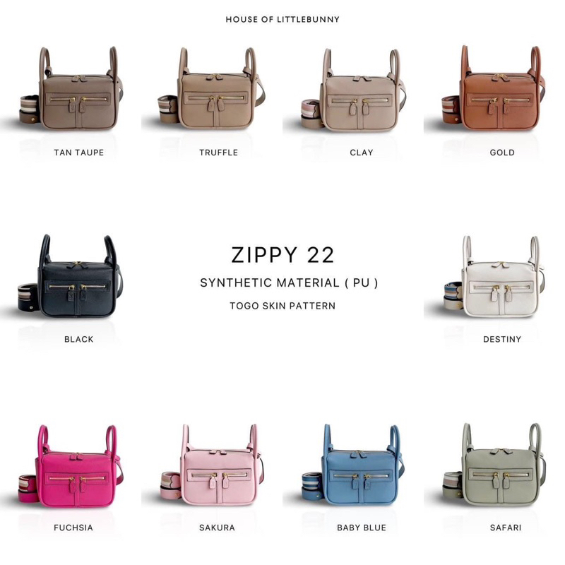 READY STOCK MISS ZIPPY 22 BAG BY Little Bunny Store
